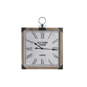 Orologio da Parete DKD Home Decor Naturale MDF Bianco Ferro (60 x 4,5 x 75 cm) di DKD Home Decor, Orologi da parete - Rif: S3...