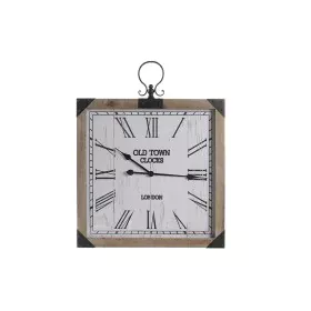 Horloge Murale DKD Home Decor Naturel MDF Blanc Fer (60 x 4,5 x 75 cm) de DKD Home Decor, Pendules murales - Réf : S3037732, ...