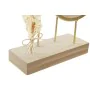 Bordur DKD Home Decor 26 x 8 x 53 cm Spiegel natürlich Gold Metall Holz MDF von DKD Home Decor, Tischuhren - Ref: S3037740, P...