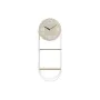 Reloj de Pared DKD Home Decor Natural Metal MDF Blanco (25,5 x 11,5 x 71 cm) de DKD Home Decor, Relojes de pared - Ref: S3037...