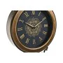 Orologio da Parete DKD Home Decor 27 x 7,5 x 57,5 cm Cristallo Nero Dorato Ferro Pendolo (2 Unità) di DKD Home Decor, Orologi...