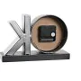 Horloge de table DKD Home Decor 23 x 8 x 15 cm Argenté Noir Fer (2 Unités) de DKD Home Decor, Pendulettes de bureau - Réf : S...