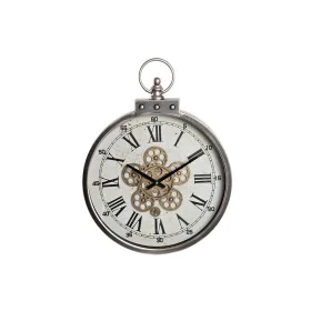 Wanduhr DKD Home Decor Bewegungsmelder Schwarz Grau Eisen (46 x 6 x 60 cm) von DKD Home Decor, Wanduhren - Ref: S3037778, Pre...