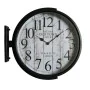 Horloge Murale DKD Home Decor Verre Noir Doré Fer Loft (1) (45 x 6 x 45 cm) de DKD Home Decor, Pendules murales - Réf : S3037...