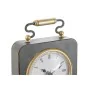 Orologio da Tavolo DKD Home Decor Nero Argentato PVC Metallo Plastica 14,5 x 5 x 21 cm (2 Unità) di DKD Home Decor, Orologi d...