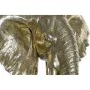 Figurine Décorative DKD Home Decor Eléphant Noir Doré Métal Résine (60 x 36 x 73 cm) de DKD Home Decor, Objets de décoration ...