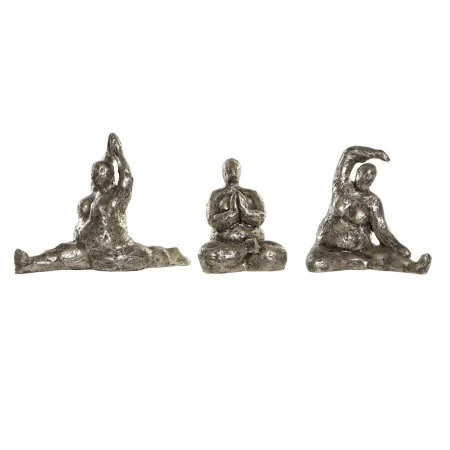 Deko-Figur DKD Home Decor 11 x 22,5 x 17 cm Gold Yoga (3 Stück) von DKD Home Decor, Ornamente - Ref: S3037826, Preis: 69,77 €...