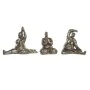 Statua Decorativa DKD Home Decor 11 x 22,5 x 17 cm Dorato Yoga (3 Unità) di DKD Home Decor, Soprammobili - Rif: S3037826, Pre...