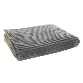 Manta DKD Home Decor 150 x 200 x 2 cm Gris Básico de DKD Home Decor, Mantas y colchas - Ref: S3037888, Precio: 32,97 €, Descu...