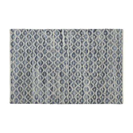 Tapis DKD Home Decor Bleu Blanc (120 x 180 x 1 cm) de DKD Home Decor, Tapis - Réf : S3037898, Prix : 38,09 €, Remise : %