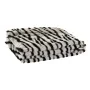 Blanket DKD Home Decor Wild 130 x 170 x 2 cm Black Grey White Colonial by DKD Home Decor, Blankets and bedcovers - Ref: S3037...