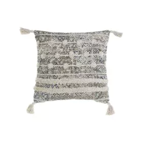 Almofada DKD Home Decor Bege Azul Azulejo 45 x 5 x 45 cm Boho de DKD Home Decor, Almofadas - Ref: S3037988, Preço: 21,10 €, D...