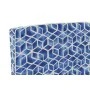 Cushion DKD Home Decor Blue White Rectangular Geometric 190 x 60 x 5 cm (190 x 60 x 5 cm) by DKD Home Decor, Cushions - Ref: ...