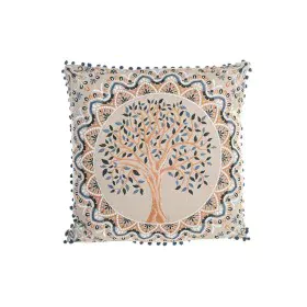 Cushion DKD Home Decor Tree Blue Yellow Light brown 60 x 20 x 60 cm by DKD Home Decor, Cushions - Ref: S3038102, Price: 35,62...