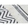 Carpet DKD Home Decor Black Zigzag White (120 x 180 x 0,7 cm) by DKD Home Decor, Rugs - Ref: S3038132, Price: 34,32 €, Discou...