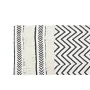 Alfombra DKD Home Decor Negro Zig-zag Blanco (120 x 180 x 0,7 cm) de DKD Home Decor, Alfombras infantiles - Ref: S3038132, Pr...