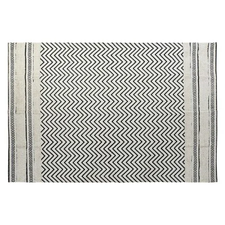 Tappeto DKD Home Decor Nero Zig zag Bianco (160 x 226 x 0,7 cm) di DKD Home Decor, Tappeti - Rif: S3038133, Prezzo: 58,27 €, ...