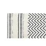 Tapete DKD Home Decor Preto Zig-zag Branco (160 x 226 x 0,7 cm) de DKD Home Decor, Tapetes infantis - Ref: S3038133, Preço: 5...