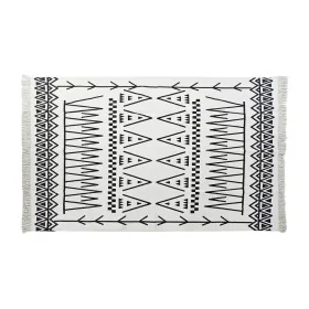 Teppich DKD Home Decor Schwarz Weiß Ikat (120 x 180 x 0,7 cm) von DKD Home Decor, Teppiche - Ref: S3038134, Preis: 39,17 €, R...