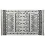 Tappeto DKD Home Decor 160 x 250 x 0,7 cm Nero Poliestere Cotone Bianco Ikat Boho di DKD Home Decor, Tappeti - Rif: S3038135,...