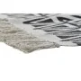 Alfombra DKD Home Decor 160 x 250 x 0,7 cm Negro Poliéster Algodón Blanco Ikat Boho de DKD Home Decor, Alfombras infantiles -...