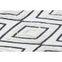 Carpet DKD Home Decor 160 x 250 x 0,7 cm Black Polyester Cotton White Rhombus Boho by DKD Home Decor, Rugs - Ref: S3038140, P...