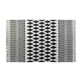 Carpet DKD Home Decor Black White (120 x 180 x 0,7 cm) by DKD Home Decor, Rugs - Ref: S3038142, Price: 39,17 €, Discount: %