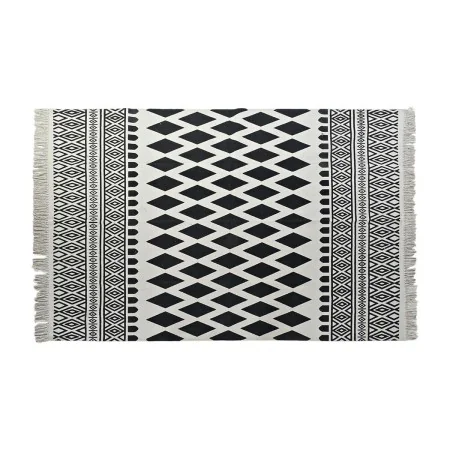 Tapis DKD Home Decor Noir Blanc (120 x 180 x 0,7 cm) de DKD Home Decor, Tapis - Réf : S3038142, Prix : 39,17 €, Remise : %