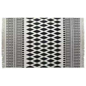 Alfombra DKD Home Decor Negro Blanco (160 x 250 x 0,7 cm) de DKD Home Decor, Alfombras infantiles - Ref: S3038143, Precio: 56...