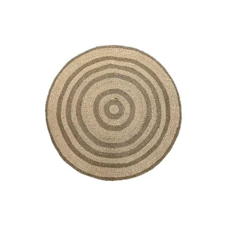 Alfombra DKD Home Decor Beige Marrón (150 x 1 x 150 cm) de DKD Home Decor, Alfombras infantiles - Ref: S3038171, Precio: 120,...