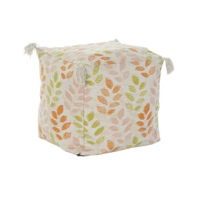 Coussin de sol DKD Home Decor Beige Feuille d'une plante Shabby Chic 40 x 40 x 40 cm de DKD Home Decor, Coussins - Réf : S303...