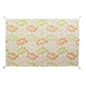 Tapis DKD Home Decor Beige Multicouleur Feuille d'une plante (160 x 230 x 1 cm) de DKD Home Decor, Tapis - Réf : S3038293, Pr...