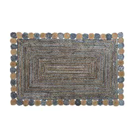 Alfombra DKD Home Decor 2100 gsm Algodón Jute (120 x 180 x 1 cm) de DKD Home Decor, Alfombras infantiles - Ref: S3038319, Pre...