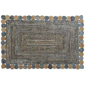 Tapis DKD Home Decor Bleu Multicouleur Indien (200 x 290 x 1 cm) de DKD Home Decor, Tapis - Réf : S3038321, Prix : 176,27 €, ...