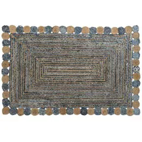 Teppich DKD Home Decor Blau Bunt Indianer (200 x 290 x 1 cm) von DKD Home Decor, Teppiche - Ref: S3038321, Preis: 176,27 €, R...