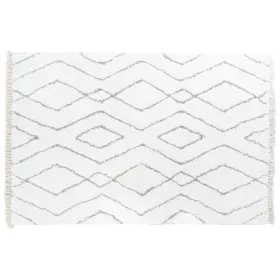 Tapis DKD Home Decor Blanc Gris 200 x 290 x 1,5 cm de DKD Home Decor, Tapis - Réf : S3038342, Prix : 231,29 €, Remise : %