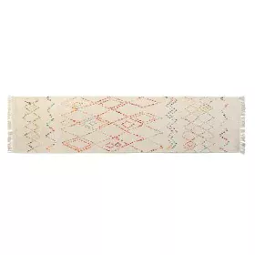 Tapete DKD Home Decor 60 x 240 x 0,7 cm Poliéster Multicolor Losangos de DKD Home Decor, Tapetes de corredor - Ref: S3038350,...