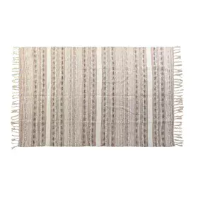 Tapete DKD Home Decor Franjas Boho Poliéster Algodão (160 x 230 cm) de DKD Home Decor, Tapetes infantis - Ref: S3038465, Preç...