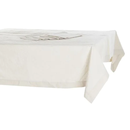 Tablecloth and napkins DKD Home Decor Beige (150 x 150 x 150 cm) by DKD Home Decor, Tablecloths - Ref: S3038478, Price: 43,48...