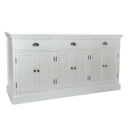 Aparador DKD Home Decor Branco Laranja Madeira Plástico 160 x 41 x 83 cm de DKD Home Decor, Armários e aparadores - Ref: S303...