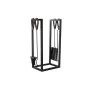 Log Stand DKD Home Decor Steel Aluminium (20 x 38 x 60 cm) by DKD Home Decor, Firewood Racks - Ref: S3038835, Price: 51,76 €,...