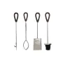 Utensílios para a Lareira DKD Home Decor Aço inoxidável Alumínio (15 x 15 x 62 cm) de DKD Home Decor, Acessórios de lareira -...