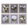 Cadre DKD Home Decor Sapin Verre 50 x 60 x 2,8 cm 50 x 2,8 x 60 cm Fleurs (6 Pièces) de DKD Home Decor, Impressions sur toile...