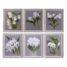 Quadro DKD Home Decor Abete Cristallo 50 x 60 x 2,8 cm 50 x 2,8 x 60 cm Fiori (6 Pezzi) di DKD Home Decor, Stampe e quadri su...