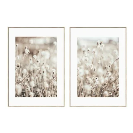 Quadro DKD Home Decor Fiori Scandinavo 75 x 4 x 100 cm (2 Unità) di DKD Home Decor, Stampe e quadri su tela - Rif: S3038873, ...