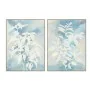 Pintura DKD Home Decor 90 x 4 x 120 cm Folha de planta Escandinavo (2 Unidades) de DKD Home Decor, Impressões sobre tela - Re...