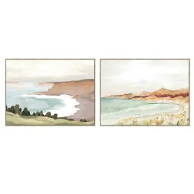 Painting DKD Home Decor Beach 120 x 4 x 90 cm Cottage (2 Units) by DKD Home Decor, Prints on Canvas - Ref: S3038877, Price: 1...