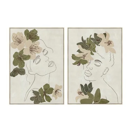 Painting DKD Home Decor Lady 100 x 4 x 140 cm Urban (2 Units) by DKD Home Decor, Prints on Canvas - Ref: S3038878, Price: 175...