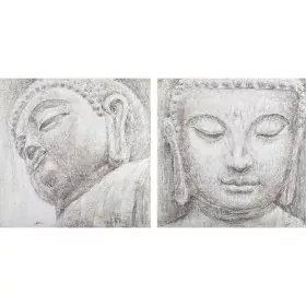 Bild DKD Home Decor Buddha Orientalisch 80 x 3,5 x 80 cm (2 Stück) von DKD Home Decor, Leinwanddrucke - Ref: S3038937, Preis:...