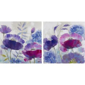 Painting DKD Home Decor 80 x 3,5 x 80 cm Shabby Chic (2 Units) by DKD Home Decor, Prints on Canvas - Ref: S3038944, Price: 71...